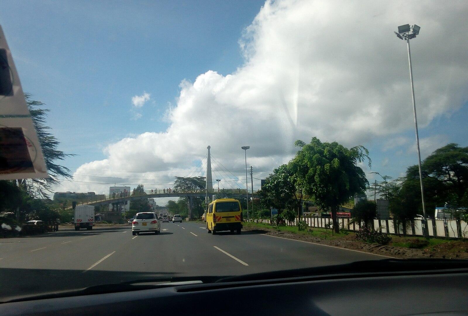 Nairobi Mombasa highway near JKIA, Kenya