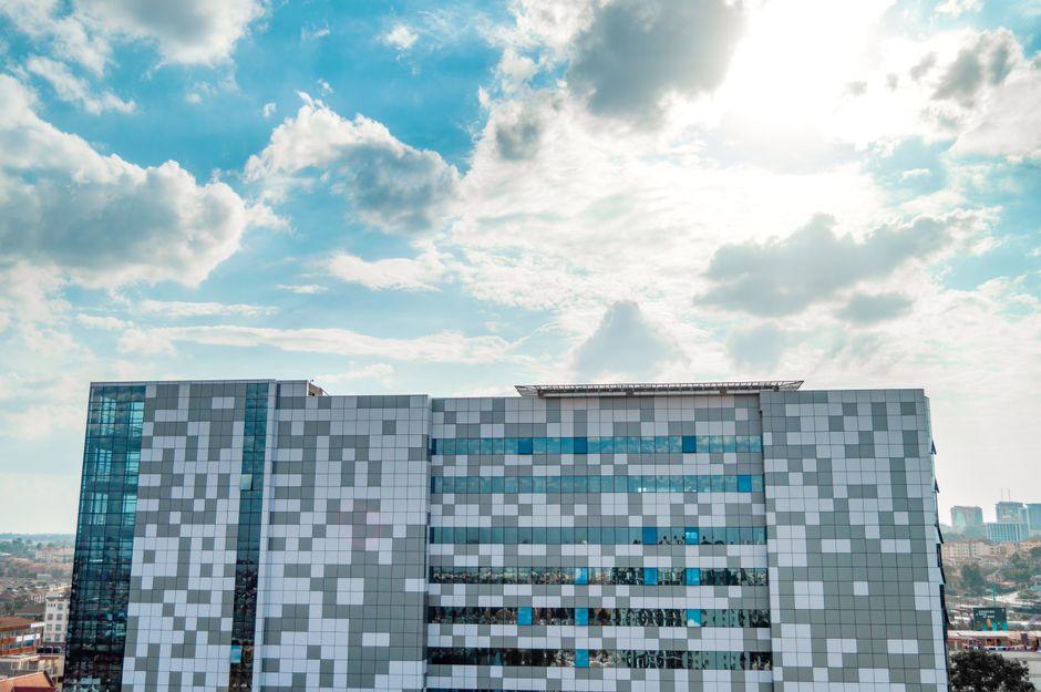 Facade of a Building with Windows