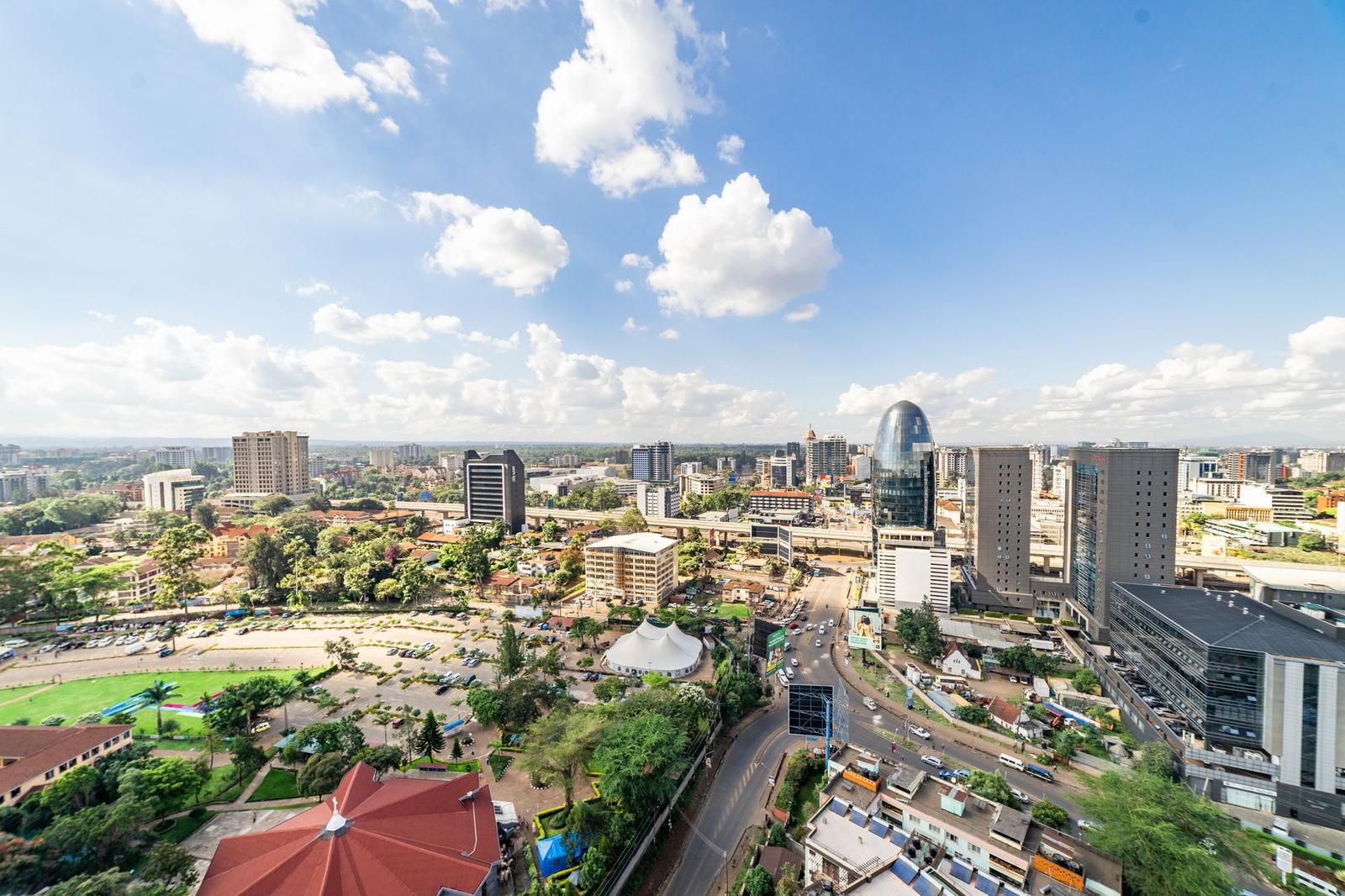Aerial View of Nairobi S Modern Cityscape